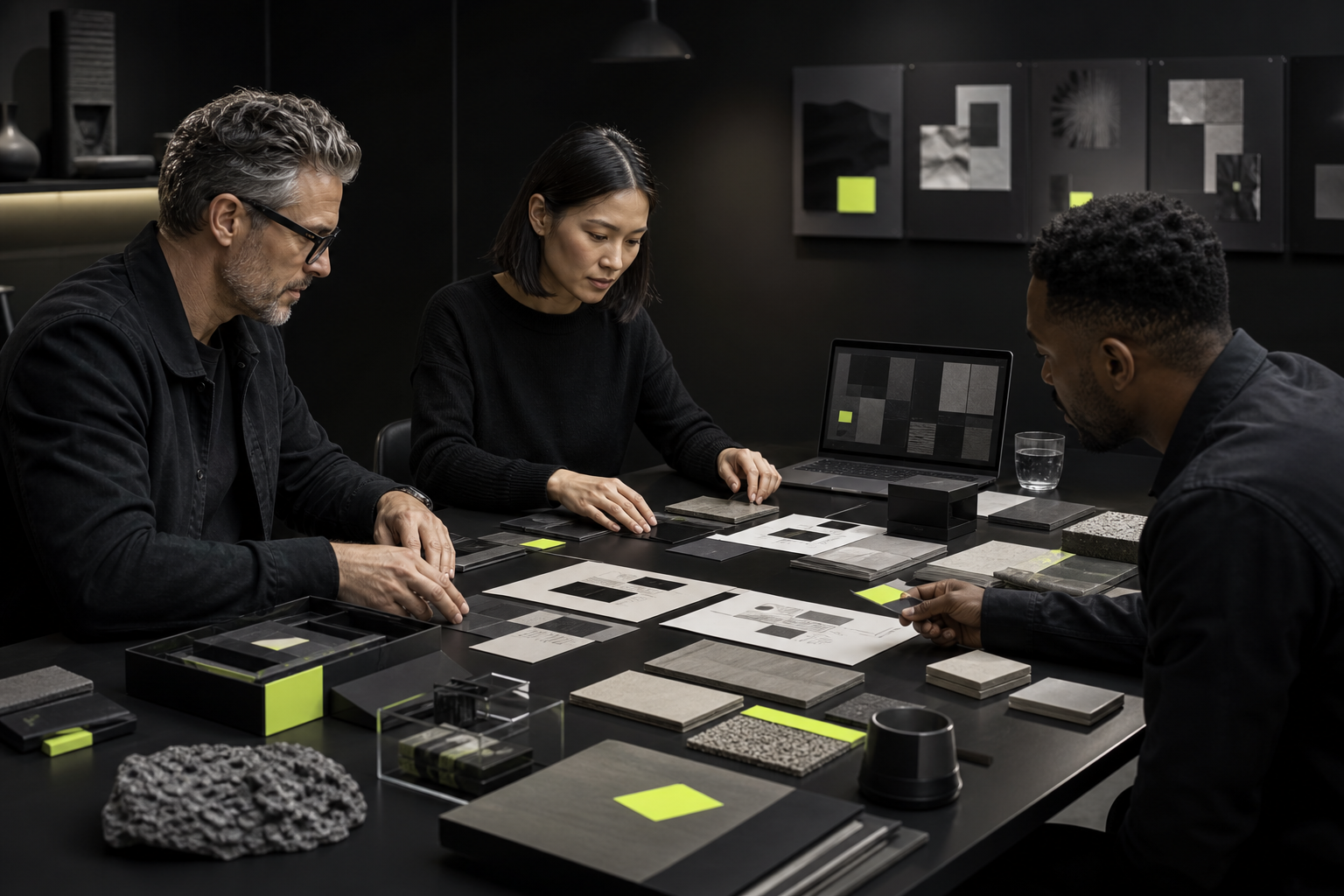 Art Germs team developing a strategic brand identity system